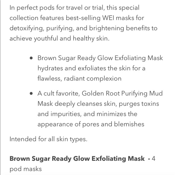 Wei two in one purify and glow mask collection - Picture 5 of 9